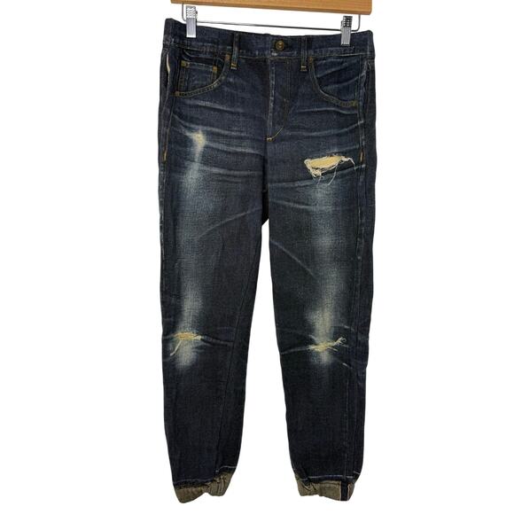 Rag & Bone Miramar Joggers Size S Sheffield Made in Japan Faux Denim Sweatpants - Picture 1 of 15